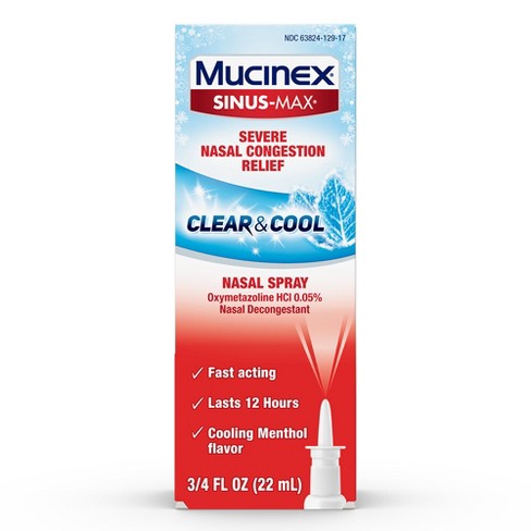Mucinex Sinus Nasal Spray Decongestant- 0.75 oz - image 1 of 4