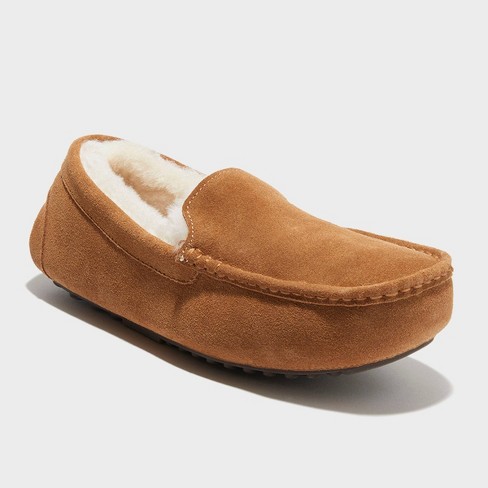 Shearling store moccasin slippers