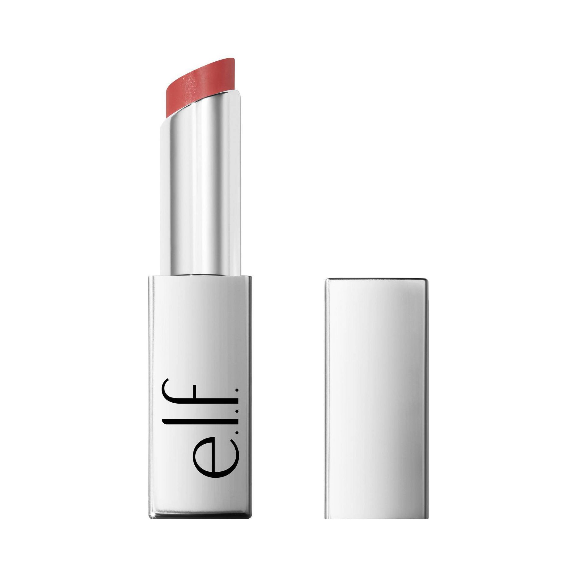 e.l.f. Glow Reviver Slipstick - Rose Latte - 0.11oz: Lip Gloss, Paraben-Free, High Shine, Vegan