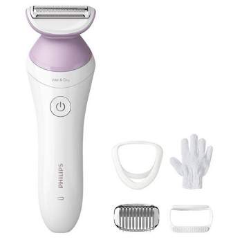 Philips Series 6000 Wet & Dry Women's Rechargeable Electric Shaver - BRL136/00 - 4pc