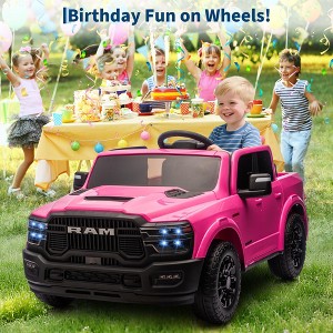 Ride on Toys for Big Kids, Kids Ride on Truck Car w/Remote Control, Toddler Electric Car - 1 of 4