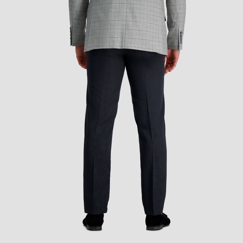 Haggar H26 Men's Premium Stretch Signature Straight Suit Pants - Black, 2 of 5