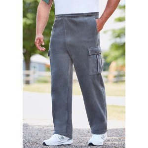 KingSize Explorer Plush Fleece Cargo Pants - 1 of 4