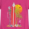 Girls' - Disney - Ghost Dog Beach Surfer Fitted Short Sleeve Graphic T-Shirt - 2 of 4