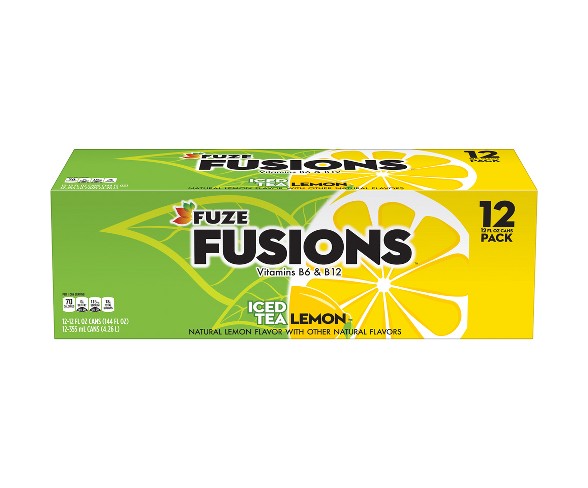 Fuze Lemon Iced Tea - 12pk/12 fl oz Cans