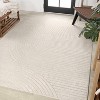 JONATHAN Y Hallie High-Low Minimalist Curve Geometric Indoor/Outdoor Area Rug - 3 of 4
