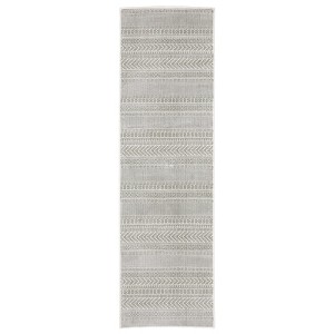 Oriental Weavers Montecito 4929E White/ Grey Indoor Area Rug - 2'3" x 7'6" - 1 of 4