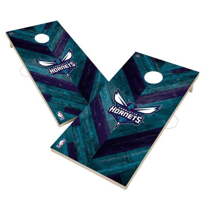 NBA Charlotte Hornets 2'x4' Solid Wood Cornhole Board