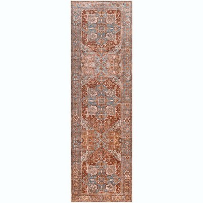 Mark & Day St Johns Washable Woven Indoor Area Rugs Burnt Orange