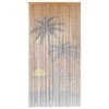 vidaXL Insect Door Curtain Palm Print 100x220cm Bamboo, Fly Curtain, Door Mosquito Net, Beaded Fly Curtain - 3 of 4