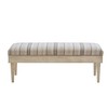 Martha Stewart Harstrom Storage Bench Beige: Upholstered, Bedroom Furniture with Cushion - 2 of 4