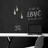 NuWallpaper Vintage Chalkboard Peel & Stick Wallpaper Black: Removable, Self-Adhesive, Vinyl, Washable, 30.75 Sq Ft Coverage - 2 of 3