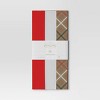 30ct Christmas Tissue Paper Brown Plaid/Red/White - Wondershop™ - 3 of 3