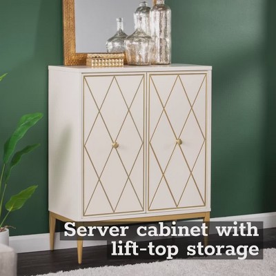 Shamnish Tall Storage Cabinet Mint - Aiden Lane