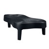Grungis Vintage Fiberglass Elliptical Coffee Table,Modern Matte Rocks Irregular Center Table for Living Room Bedroom - 3 of 4