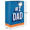 Father's Day Large Gift Bag Number 1 Dad - 4 of 4