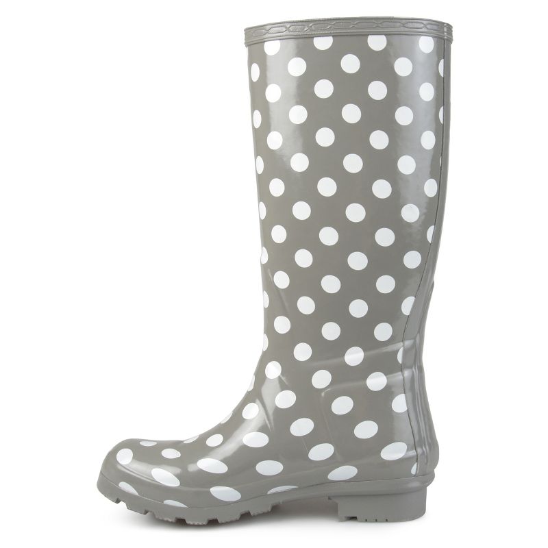 Journee Collection Womens Mist Block Heel Rain Boots, 3 of 11