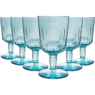 Bormioli Rocco Romantic Stemware Drinking Glass, 6-Piece