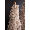 Kalalou Handmade Cotton Tassel Christmas Tree Duo – Rustic Boho Holiday Decoration - 3 of 3