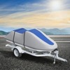 VEVOR Jet Ski Cover, 126"-135" Trailerable Waterproof PWC Cover, Heavy-duty 600D Marine Grade PU Oxford Fabric, UV Resistant Seadoo Cover - 2 of 4