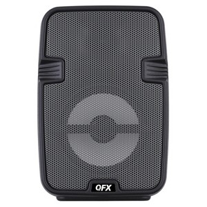 QFX® Portable Bluetooth® Speaker with LED Party Lights, FM Radio, and Microphone Input, True Wireless, BT-60 - 1 of 4