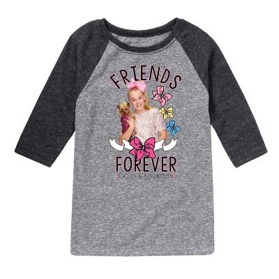 Boys' JoJo Siwa Friends Forever  - Athletic Heather/Heather Black - Large