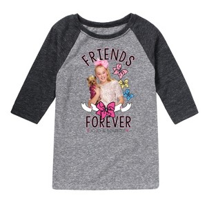 Boys' JoJo Siwa Friends Forever  - Athletic Heather/Heather Black - Large - 1 of 4