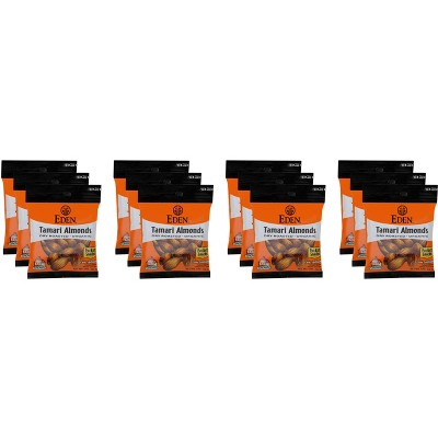 Eden Foods Pocket Snacks Almond Tamari - Pack of 12 - 1 oz
