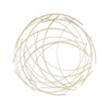 HomeRoots 26" X 26" Gold Abstract Metal Circle Hanging Dimensional Sculpture - 4 of 4