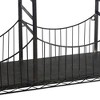 HomeRoots 12" Black Metal Novelty Wall Mounted Accent Shelf - 4 of 4