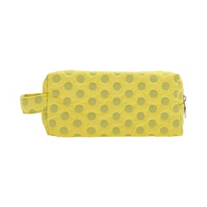Unique Bargains Fashionable Rectangle Dots Makeup Bag 1 Pc - 1 of 4