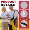 Unique Bargains Neoprene Waist-Mounted Lightweight Golf Ball Carry Bags 2 Pcs - 3 of 4