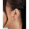 SHINE by Sterling Forever 1.25" Resin Hoop Earrings - 2 of 3