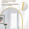 Beautyolove Full Length Mirror, Oversized 78" x 38" Arched Floor Mirror, Free Standing Mirrors, Modern Full Body Mirrors - 3 of 4