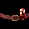 Men's Design By Humans Christmas Candy Cane Belt By BenX Tank Top - 2 of 4