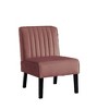NicBex Mid-Century Modern Accent Chair with Minimalist Design Elegant Velvet Upholstery Living Room Chair Comfy Chair Lounge Chair for Bedroom - 3 of 4
