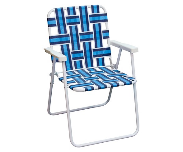 Webstrap Beach Chair - Centennial Blue, Electra Blue, White