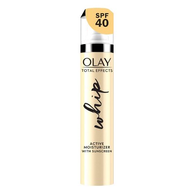Olay Total Effects Whip Face Moisturizer with Sunscreen - SPF 40 - 1.7 fl oz