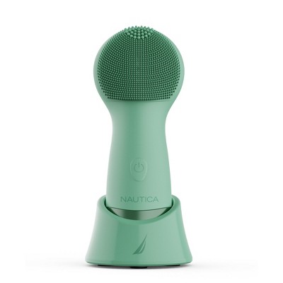 Nautica PC130 Sonic Facial Cleansing Brush Made with Ultra Hygienic Soft Silicone, Waterproof and Rechargeable Face Scrub Brush for Men & Women