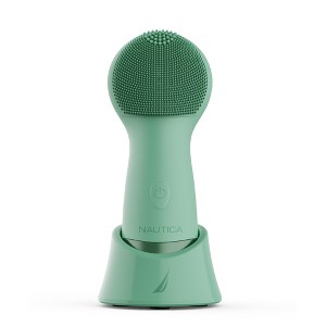 Nautica PC130 Sonic Facial Cleansing Brush Made with Ultra Hygienic Soft Silicone, Waterproof and Rechargeable Face Scrub Brush for Men & Women - 1 of 4