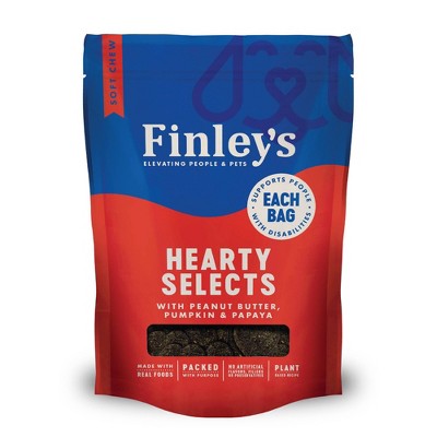 Finley's Hearty Selects Peanut Butter, Pumpkin and Papaya Flavor Training Dog Treats - 16oz