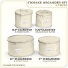 Sorbus 4 Piece Quilted China Dinnerware Storage Cases - for Dinnerware, Plate Organizer - 3 of 4
