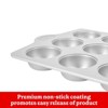Betty Crocker Carbon Steel 12 Cup Muffin Pan - 4 of 4