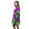 Riviera Sun Womens Short Caftan Dress with African Dashiki Print - 2 of 3