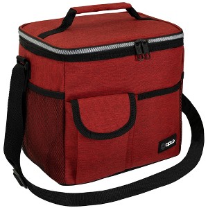 OPUX Large Insulated Lunch Bag Men Women, Leakproof Thermal Reusable Soft Cooler Tote Work School Adult Kid Boy Girl - 1 of 4