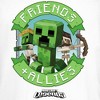 Juniors Womens Minecraft Legends Friends and Allies Banner T-Shirt - 2 of 4