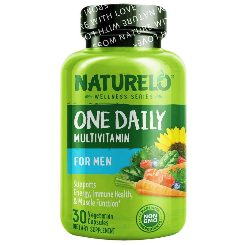NATURELO One Daily Men Multivitamin Vegan Capsules - 30ct, 1 of 9