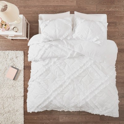 white fluffy comforter target