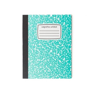 Daydream Society - Mini Composition Notebook in Aqua - Pack of 1 Mini Notebook - 1 of 4