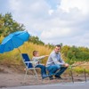 KTMBDW Folding Beach Chair with Umbrella for Adults, Lightweight Porable Camping Chair with 265lbs Capacity for Travel Picnic Concert & Outdoor - 2 of 4